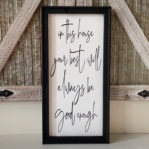 In this house wall Decor Sign